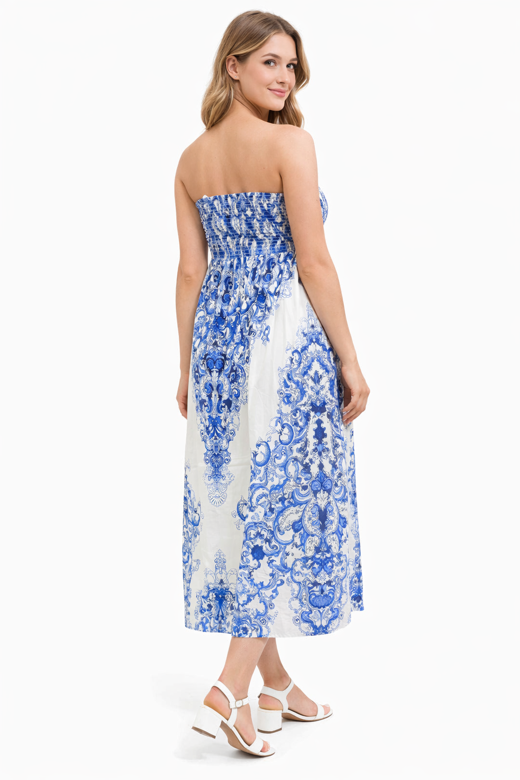 Smocked Boho Summer Maxi