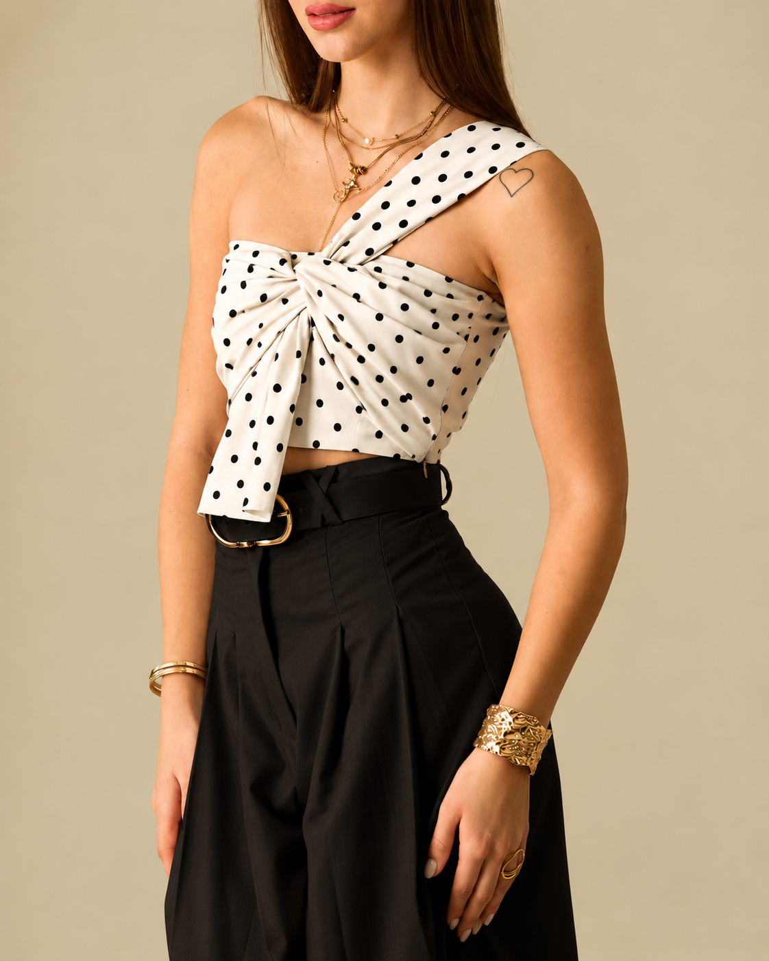Knot Polka Top