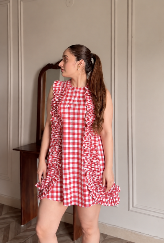 GINGHAM Chic Dress