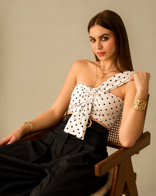 Knot Polka Top