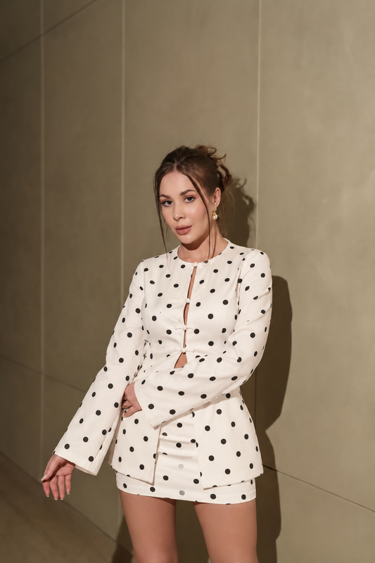 Polka Skirt Set